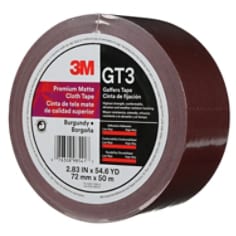 3M™ Premium Matte Cloth (Gaffers) GT3 Burgundy 72mmx50mmil