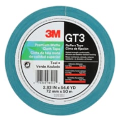 3M™ Premium Matte Cloth (Gaffers) GT3 Teal 72mmx50mmil6