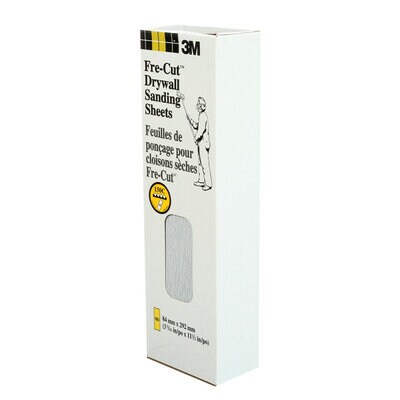 3M 405N Tri-M-ite Fre-Cut 500A Sandpaper | 9"x11" Sheets, 500 Grit, Wet Or Dry | 5 Sheets | Made In Canada