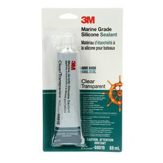 08019 3M(TM) Marine Grade Silicone Sealant Clear 88ml