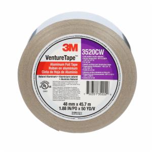 3M™ Venture Tape Aluminum Foil Tape 3520CW, Silver, 48 mm x 45.7 m, 3.7 mil, 24 Rolls/Case image 3M™ Venture Tape Aluminum Foil Tape 3520CW, Silver, 48 mm x 45.7 m, 3.7 mil, 24 Rolls/Caseimage