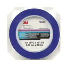 3M™ Vinyl Tape, 471+, indigo, 0.3 in x 36.0 yd x 5.3 mil (0.6 cm x 32.9 m x 0.1 mm)