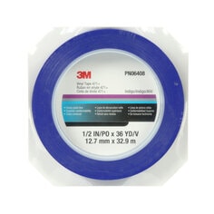 3M™ Vinyl Tape, 471+, indigo, 0.5 in x 36.0 yd x 5.3 mil (1.3 cm x 32.9 m x 0.1 mm)