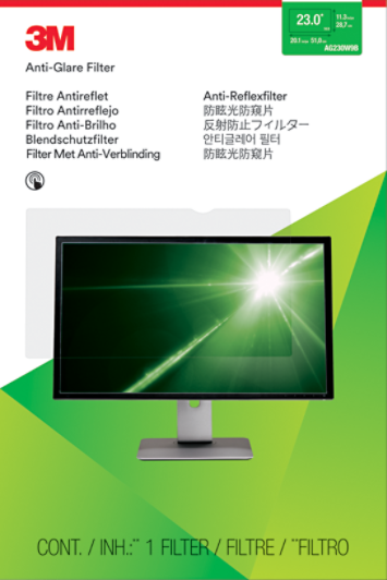 3M™ Anti-Glare Filter for 23in Monitor 