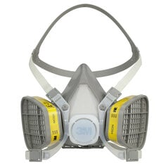 A 3M Half Facepiece Disposable Respirator Assembly 5203 with Organic Vapor/Acid Gas