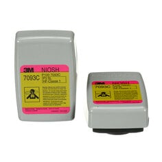 3M™ Hydrogen Fluoride Cartridge/Filter, 7093CB, P100, 72/case