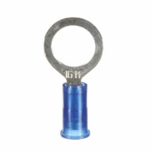 3M™ Scotchlok Ring Nylon Insulated, 100/bottle, MNG14-38RX, standard-style ring tongue fits around the stud, 500/Caseimage