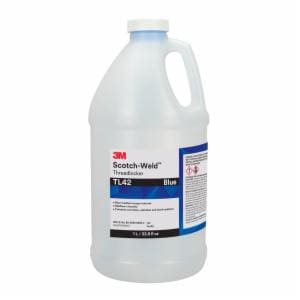 3M™ Scotch-Weld Threadlocker TL42, Blue, 1 L Bottle, 1/case image 3M™ Scotch-Weld Threadlocker TL42, Blue, 1 L Bottle, 1/caseimage