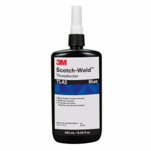 3M™ Scotch-Weld Threadlocker TL42, Blue, 250 mL Bottle, 2/case image 3M™ Scotch-Weld Threadlocker TL42, Blue, 250 mL Bottle, 2/caseimage