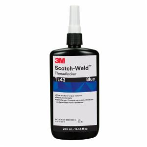 3M™ Scotch-Weld Threadlocker TL43, Blue, 250 mL Bottle, 2/case image 3M™ Scotch-Weld Threadlocker TL43, Blue, 250 mL Bottle, 2/caseimage