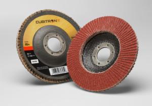 3M™ Cubitron II Flap Disc 969F, 60+, T29, 5 in x 7/8 in, 10 ea/Caseimage