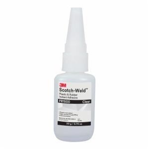 3M™ Scotch-Weld Plastic & Rubber Instant Adhesive PR1500, Clear, 20 Gram, 10 Bottles/Case image 3M™ Scotch-Weld Plastic & Rubber Instant Adhesive PR1500, Clear, 20 Gram, 10 Bottles/Caseimage
