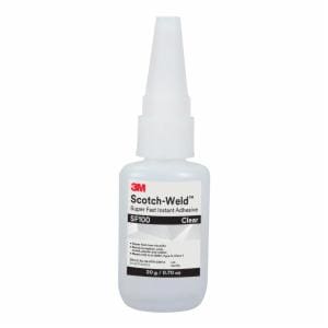 3M™ Scotch-Weld Super Fast Instant Adhesive SF100, Clear, 20 Gram, 10 Bottles/Case image 3M™ Scotch-Weld Super Fast Instant Adhesive SF100, Clear, 20 Gram, 10 Bottles/Caseimage