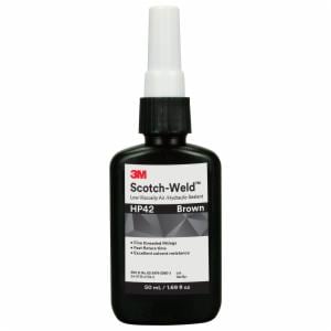 3M™ Scotch-Weld Low Viscosity Air/Hydraulic Sealant HP42, Brown, 50 mL Bottle, 10/caseimage