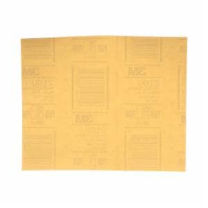 3M™ Gold Abrasive Sheet, 02537, P600 grade, 9 in x 11 in, 50 sheets per pack, 5 packs per caseimage