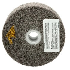 Scotch-Brite™ Multi-Finishing Wheel, MU-WL, MED, 6 in x 2 in x 1 in (15.24 cm x 5.08 cm x 2.54 cm)