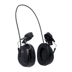 Casque fin 3M™ PELTOR™ ProTac™ III, 25 dB, noir, monté sur casque, MT13H220P3E