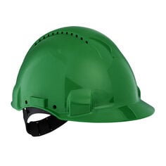 3M™ G3000 Schutzhelm G30CUG in Grün, belüftet mit Uvicator