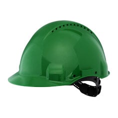 3M™ G3000 Schutzhelm G30CUG in Grün, belüftet mit Uvicator