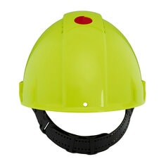 3M™ G3000 Schutzhelm G30CUV in Neongrün, belüftet mit Uvicator