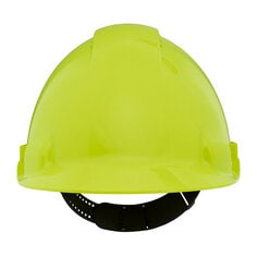 3M™ G3000 Schutzhelm G30CUV in Neongrün, belüftet mit Uvicator