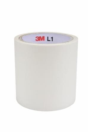 3M™ Double Coated Adhesive Tape L1+DCP, Clear, 1372 mm x 10 m, 0.09 mm, 1 Roll/Case, Sample image 3M™ Double Coated Adhesive Tape L1+DCP, Clear, 1372 mm x 10 m, 0.09 mm, 1 Roll/Case, Sampleimage