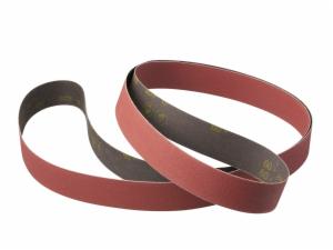 3M™ Cubitron II Cloth Belt 967F, 60+ YF-weight, 5 in x 98-1/2 in, Film-lok, Single-flex, 10 ea/Caseimage