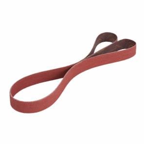 3M™ Cubitron ll Cloth Belt 947A, 60+ X-weight, 1/4 in x 24 in, Fabri-lok 45° Angle, Single-flex, 200 ea/Caseimage