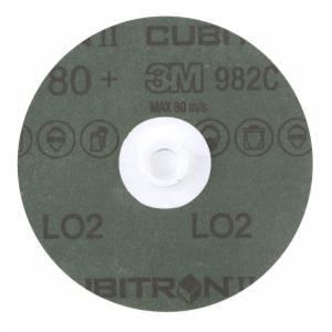 3M™ Cubitron II Roloc Fibre Disc 982C, 80+, TS, Red, 4 in, Die RS400BB, 25/Carton, 100 ea/Caseimage
