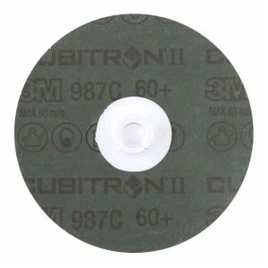 3M™ Cubitron II Roloc Fibre Disc 987C, 60+, TS, 4 in, Die RS400BB, 25/Carton, 100 ea/Caseimage