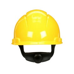 3M™ Hard Hat, H-702V, with 4point ratchet suspnson, vented, yelow