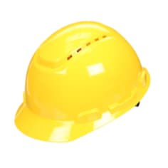 3M™ Hard Hat with 4-point ratchet suspension and standard brow pad helps provide excellent head protection in various settings and industries.