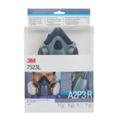 3M™ Kit de media máscara reutilizable grande con filtro A2P3 R, 7523L