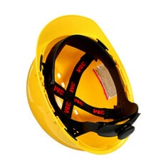 3M™ Hard Hat, H-702V, with 4point ratchet suspnson, vented, yelow