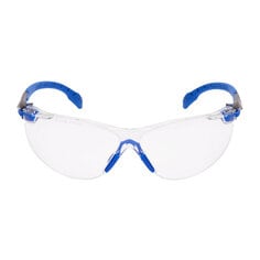 Lunettes de sécurité 3M™ Solus™, monture bleue/noire, verres antibuée Scotchgard™ incolores,