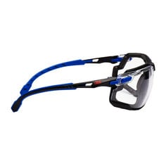 3M™ Solus™ Schutzbrille mit blau-/schwarzem Rahmen, Scotchgard™ Antifog-Beschichtung