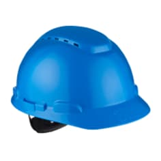 3M™ H700 Casco con ventilación y arnés de ruleta Azul (1 casco/bolsa)