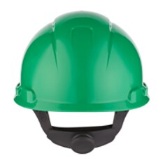 3M™ H700 Casco con ventilación y arnés de ruleta Verde (1 casco/bolsa)