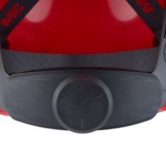 3M™ H700 Casco con ventilación y arnés de ruleta Rojo (1 casco/bolsa)