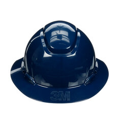 3M Full Brim Hard Hat, 4point ratcht suspnson, H-810R, navy blue