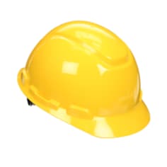 3M Hrd Hat, 4pnt ratcht suspnsn, H-702R-UV& UVicatr Sensr, yelow