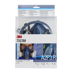 3M™ Kit de media máscara reutilizable mediana con filtro A2P3 R, 7523M