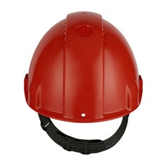 3M™ G3000 Schutzhelm G30CUR in Rot, belüftet mit Uvicator