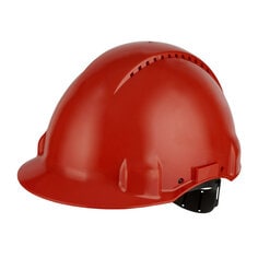 3M™ G3000 Schutzhelm G30CUR in Rot, belüftet mit Uvicator