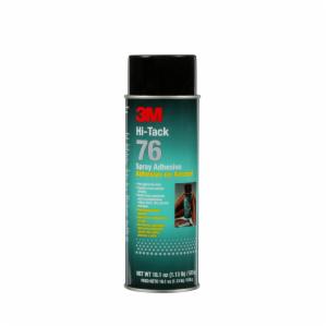 3M™ Hi-Tack Spray Adhesive 76, Clear, 24 fl oz Can (Net Wt 18.1 oz), 1/Case, Sample, NOT FOR SALE IN CA AND OTHER STATESimage