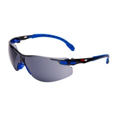 3M™ Solus™ Schutzbrille mit blau-/schwarzem Rahmen, Scotchgard™ Anti-Fog-Beschichtung