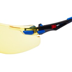 3M™ S1103SGA Gafas SOLUS 1103 montura negra/azul PC ocular amarillo recubrimiento SCOTCHGARD 1 gafa/bolsa