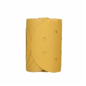 3M™ Stikit Gold Film Disc Roll Dust Free, 01383, 6 in, P80, 100 discs per roll, 4 rolls per caseimage