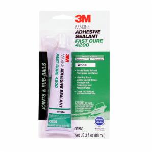 3M™ Marine Adhesive Sealant 4200FC, Fast Cure, White, 3 oz Tube, 6/Case image 3M™ Marine Adhesive Sealant 4200FC, Fast Cure, White, 3 oz Tube, 6/Caseimage