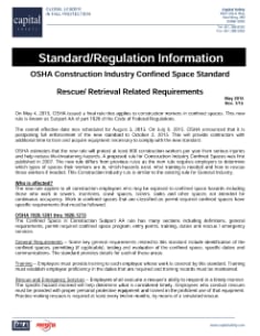 OSHA Confined Space in Construction -final White Paper Article